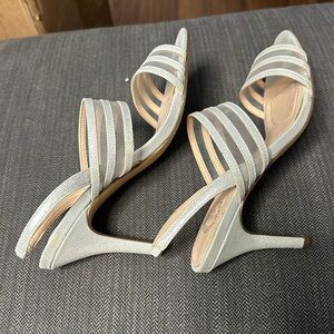 Silver heels